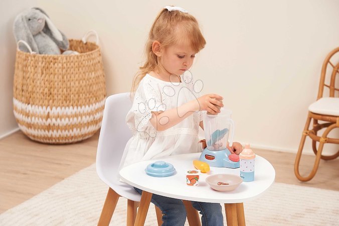 Küchenzubehör und Geschirr für Kinderküchen | Seite 2 - Raňajková sada s mixérom v kufríku Nursery Écoiffier_1
