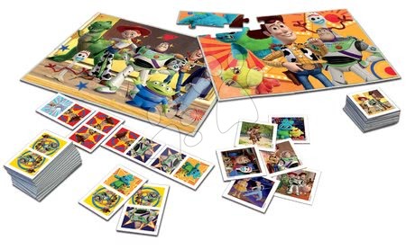 Progresivní dětské puzzle - Puzzle, domino a pexeso Toy Story Disney Superpack Educa - 1