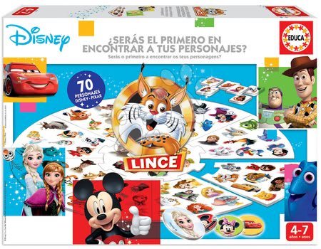 Puzzle i društvene igre - Društvena igra Le Lynx Disney 70 sličica na francuskom jeziku Educa