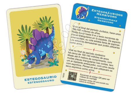 Prace ręczne i tworzenie - Kreatywna gra Poskładaj swojego Dinozaura Stegosaurus Educa - 4