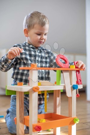 Dřevěná dětská dílna a nářadí - Dřevěná pracovní dílna Work Bench Eichhorn - 7