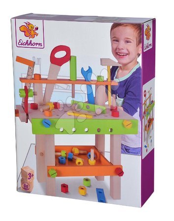 Dřevěná dětská dílna a nářadí - Dřevěná pracovní dílna Work Bench Eichhorn - 9