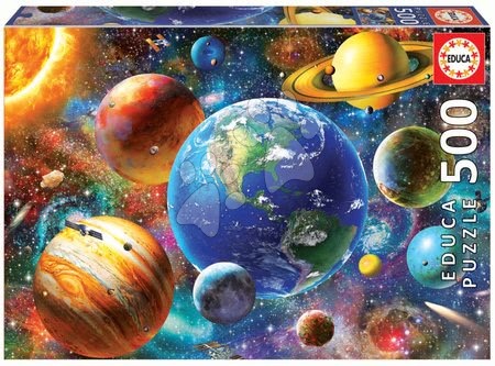 500 darabos puzzle - Puzzle Solar System Educa