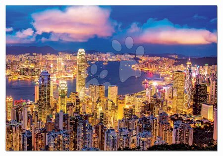 Svjetleće puzzle - Neon puzzle Hong Kong Skyline Educa - 1