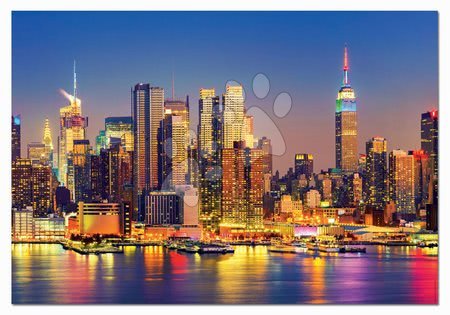 Hračky pre všetkých od 10 rokov - Puzzle Manhattan at Night Educa_1