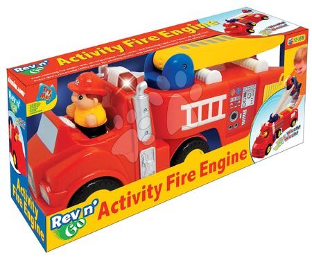 Hračky zvukové - Hasičské auto Activity Kiddieland - 2