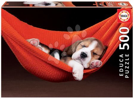 Hračky pre všetkých od 10 rokov - Puzzle Sleeping in the hammock Educa