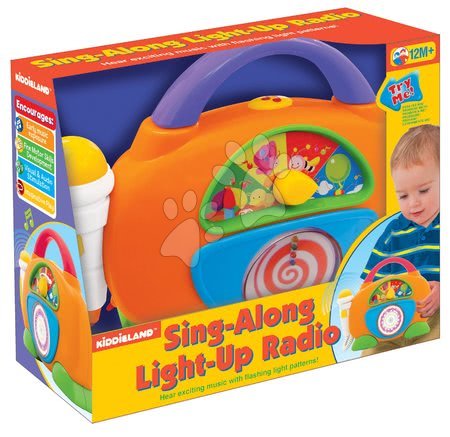 Hračky zvukové - Rádio Activity Zpívej si sám Kiddieland - 1