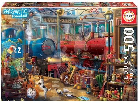 Puzzle - Puzzle Train Station Mysterious Educa