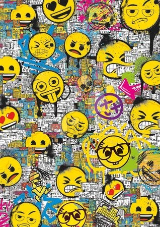 Hračky pre všetkých od 10 rokov - Puzzle Emoji Graffiti Educa_1