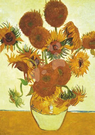 Puzzle - Puzzle Los Girasoles+Terraza De café Por La Noche, Vincent van Gogh Educa_1