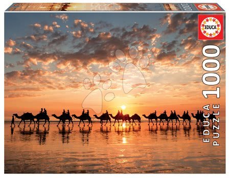 Puzzle 1000 teilig - Puzzle Golden Sunset on Cable Sunset, Australia Educa