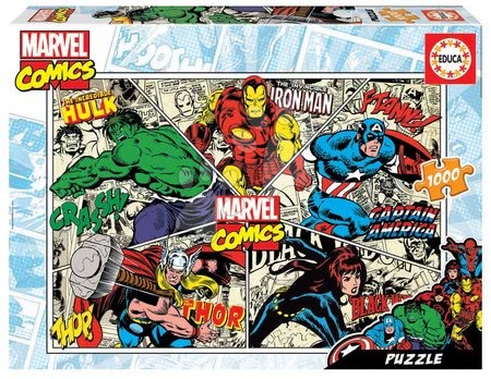 Puzzle 1000 dílků - Puzzle Marvel Comics Educa