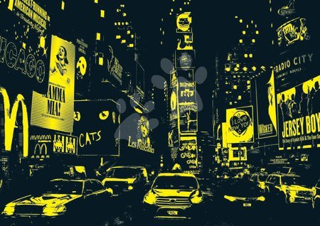 Svietiace puzzle  - Puzzle Times Square, New York Neon Educa 1000 dielov a Fix Lepidlo od 11 rokov_1