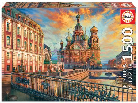 Puzzle cu 1500 de bucăți - Puzzle Saint Petersburg Educa