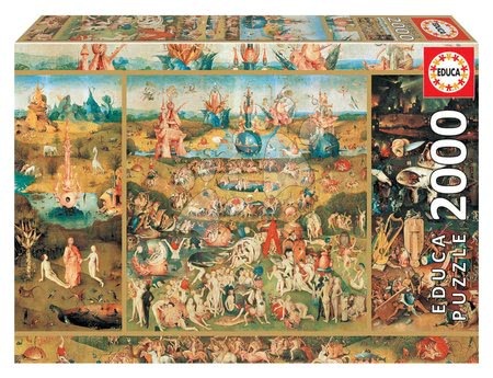 2000 darabos puzzle - Puzzle Garden of Delights Educa