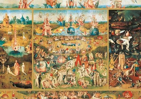 2000 darabos puzzle - Puzzle Garden of Delights Educa_1