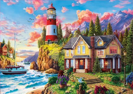  - Puzzle Lighthouse near the Ocean Educa_1