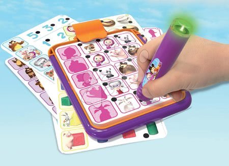 Cizojazyčné společenské hry - Detská spoločenská hra Masha and the Bear Conector junior Educa - 1