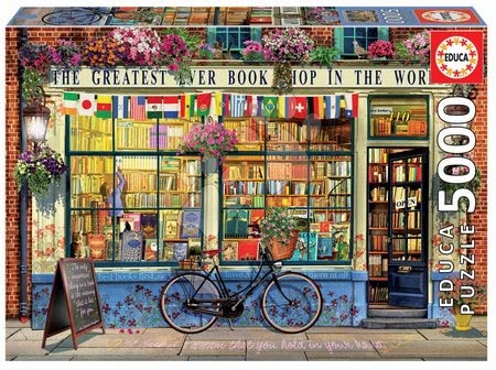 Igrače za vse od 10. leta - Puzzle Greatest Bookshop in the World Educa