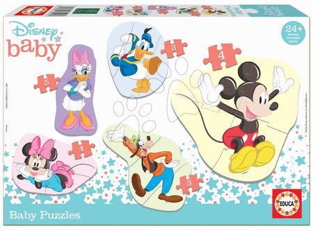 Puzzle pro nejmenší - Puzzle pro nejmenší Baby 5 Disney Mickey a jeho přátelé Educa