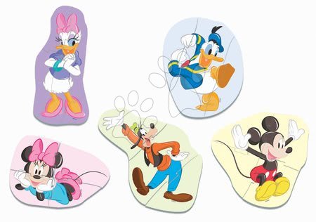 Puzzle pro nejmenší - Puzzle pro nejmenší Baby 5 Disney Mickey a jeho přátelé Educa od 24 měsíců_1