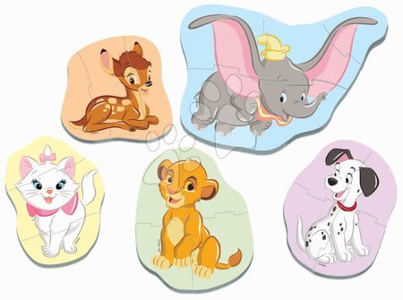 Puzzle pre najmenších - Puzzle pre najmenších Baby 5 Disney Rozprávky Educa od 24 mes_1