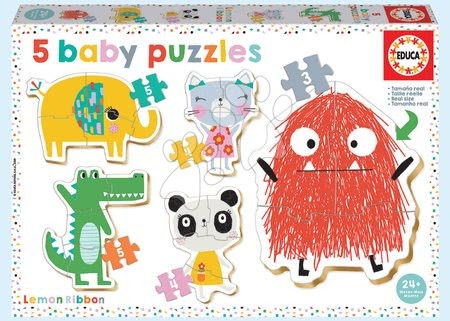 Bébijátékok - Puzzle legkisebbeknek Baby 5 Educa