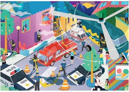 Dětské puzzle od 100–300 dílků - Puzzle Záchranáři Educa - 1