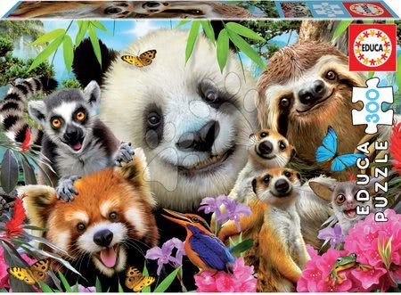 Gyerek puzzle - Puzzle Állatkák Black Eyed Friends Selfie Educa