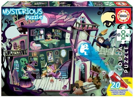 Dětské puzzle do 100 dílků - Puzzle Mysterious Ghost House Educa