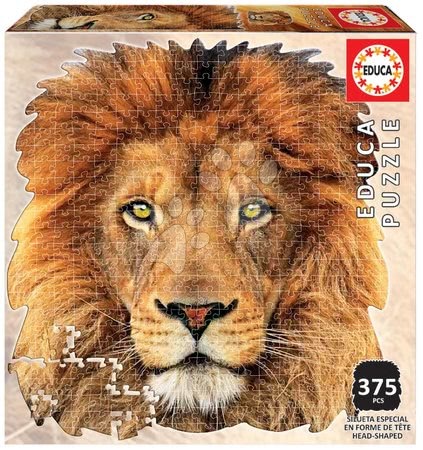 Igrače za vse od 10. leta - Puzzle Lion face shape Educa