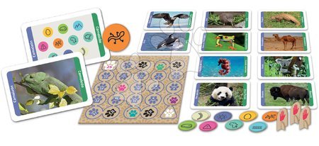 Gry w językach obcych - Gra towarzyska Szybkie zwierzęta Planeta Tierra Speed Animals Board Game Educa - 2