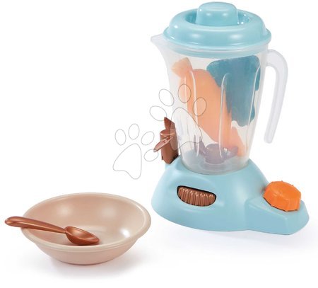 Játékkonyha kisgépek - Turmixgép élelmiszerekkel Baby's Meal Case Vert Azur Écoiffier_1