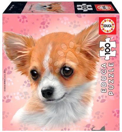 Gyerek puzzle - Puzzle Mini Box Chihuahua Educa