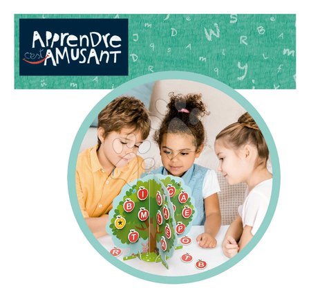 Gry towarzyskie dla dzieci - Gra edukacyjna 3D drzewo z literkami Educa - 3