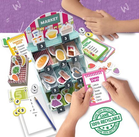Jocuri de societate în limbi străine - Joc educativ pentru cei mici The Shopping List Educa  - 1