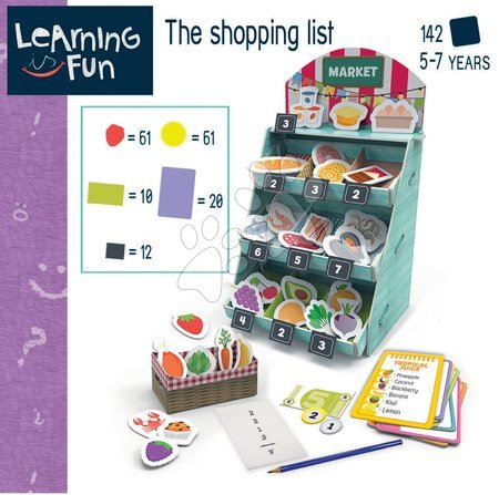 Jocuri de societate în limbi străine - Joc educativ pentru cei mici The Shopping List Educa  - 2