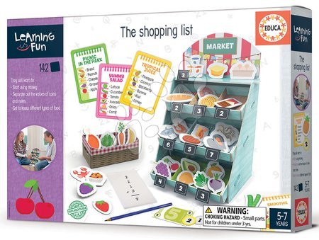 Jocuri de societate în limbi străine - Joc educativ pentru cei mici The Shopping List Educa  - 4
