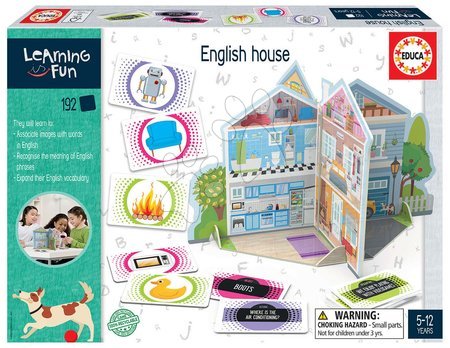 Cudzojazyčné spoločenské hry - Náučná hra pre najmenších English House Educa 