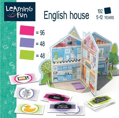Cizojazyčné společenské hry - Naučná hra pro nejmenší English House Educa - 1