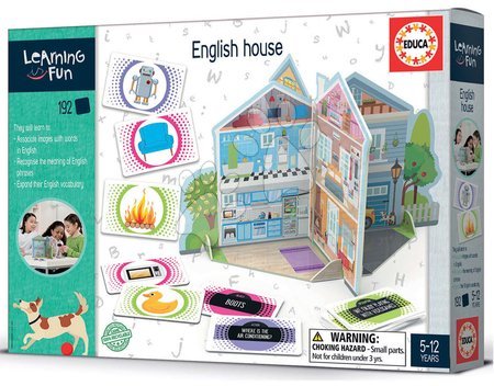 Cizojazyčné společenské hry - Naučná hra pro nejmenší English House Educa - 4