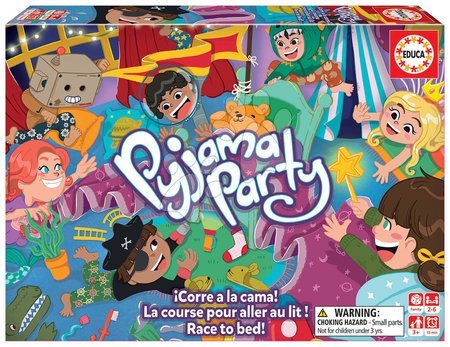 Spoločenské hry - Spoločenská hra pre deti Pyjama Party Educa