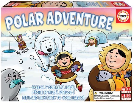 Spoločenské hry - Spoločenská hra pre deti Polar Adventure Educa
