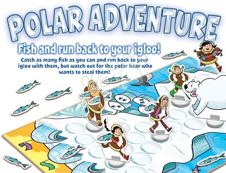 Cizojazyčné společenské hry - Společenská hra pro děti Polar Adventure Educa_1