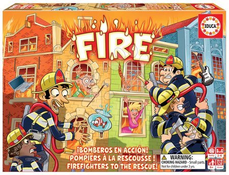 Cizojazyčné společenské hry - Společenská hra pro děti Fire Educa