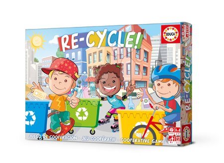 Puzzle i gry towarzyskie - Gra społeczna dla dzieci RE-Cycle! Educa