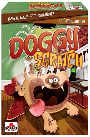 Družabna igra za otroke Doggy Scratch Educa Praskanka psiček od 8 leta - v angleščini, španščini, francoščini in potrugalščini