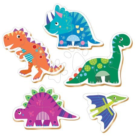 Puzzle pro nejmenší - Puzzle pro nejmenší Baby 5 Educa Dinosaurus od 24 měsíců_1