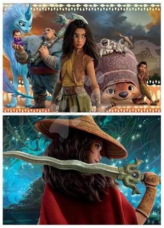 Dřevěné Disney puzzle - Dřevěné puzzle Raya and the Last Dragon Educa_1